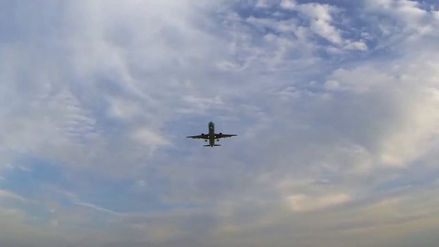 The plane flew low overhead  Самолёт пролетел низко над головой