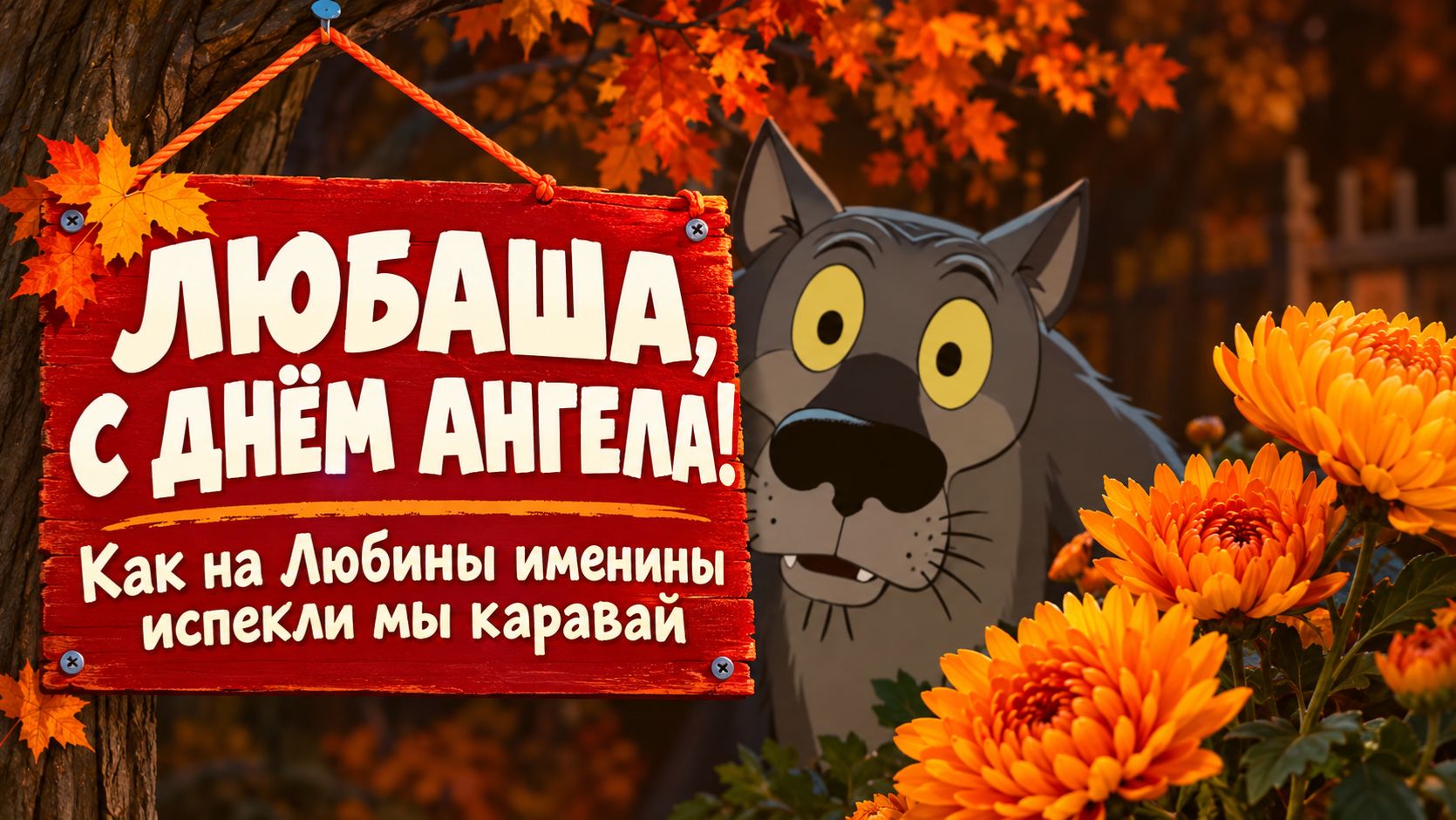 Любаша  с днём ангела ! Как на Любины именины испекли мы каравай.Мирпоздравлений