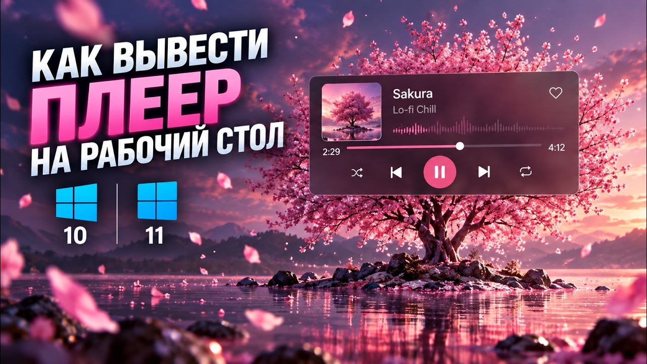 Как установить плеер на рабочий стол Windows 10 и 11