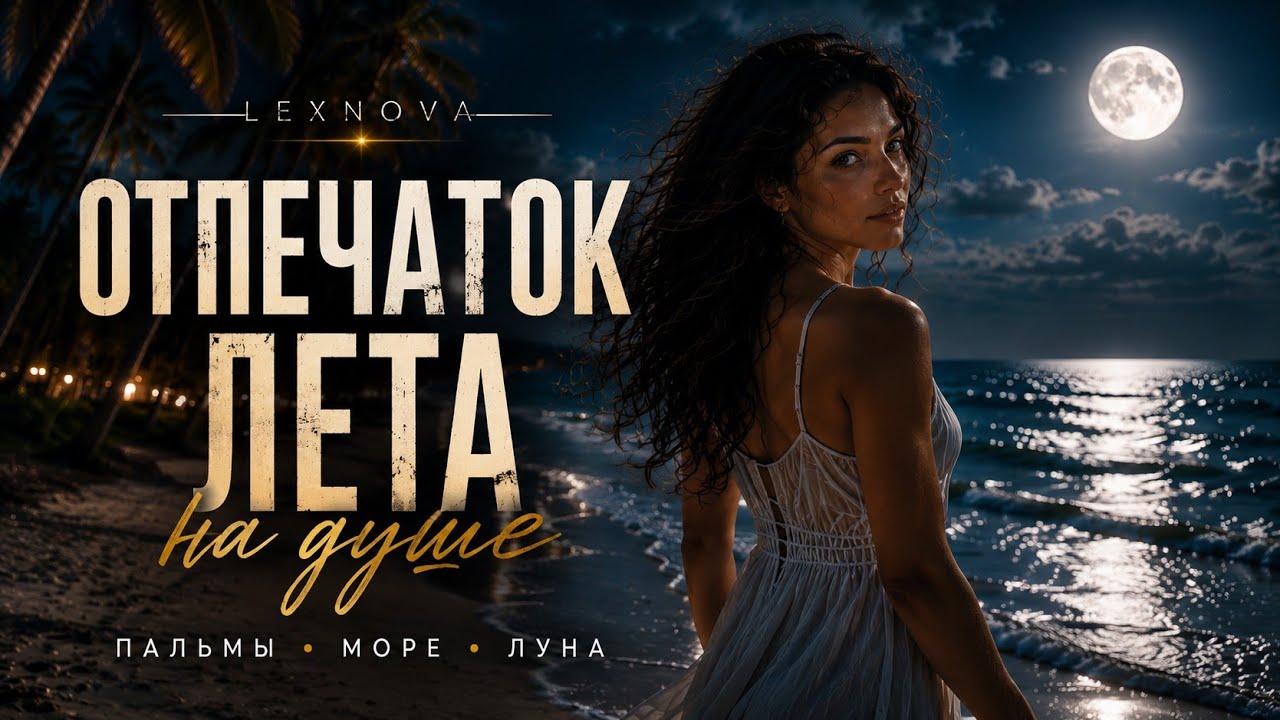 Пальмы. Море. И луна  Отпечаток лета на душе