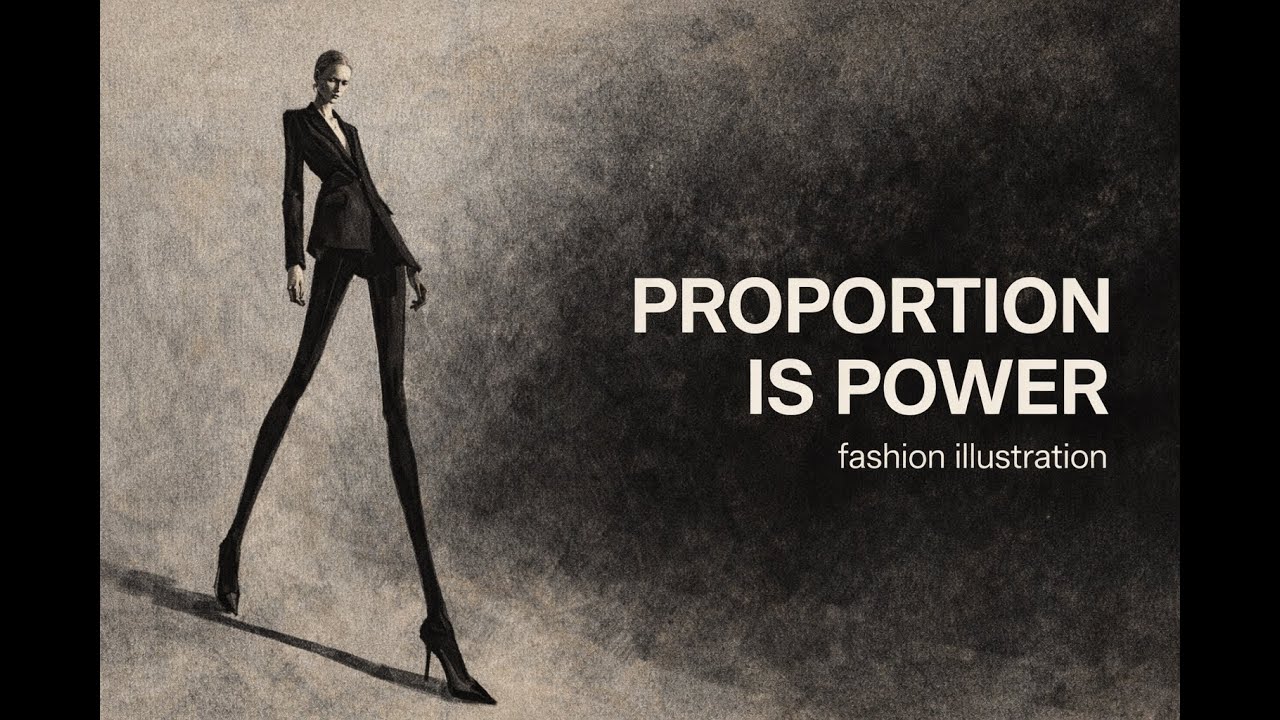 FASHION ИЛЛЮСТРАЦИЯ С НУЛЯ: Геометрия и пропорции которые решают всё  Настя Самохвалова