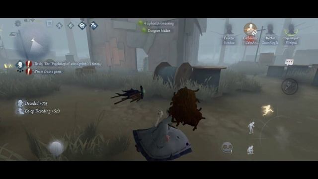 Обзор на психолога в Identity V