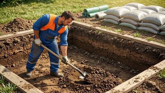 Пошаговая сборка пластикового бассейна своими руками