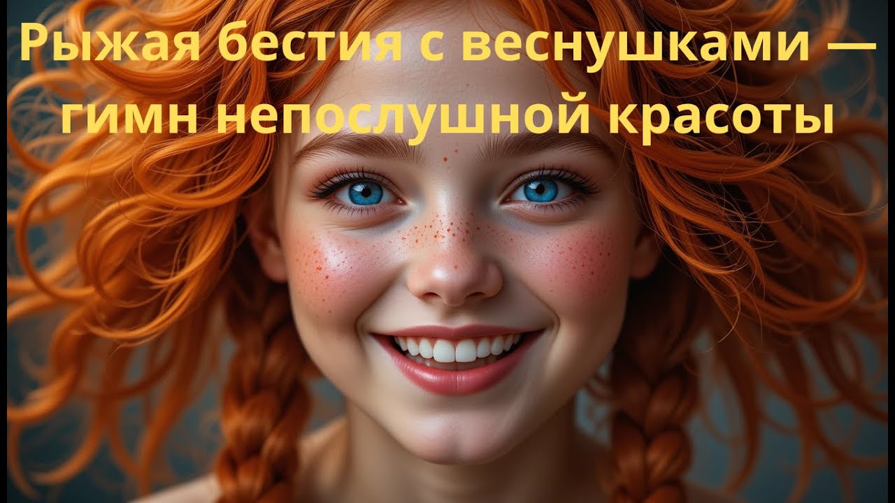 Рыжая бестия с веснушками — гимн непослушной красоты