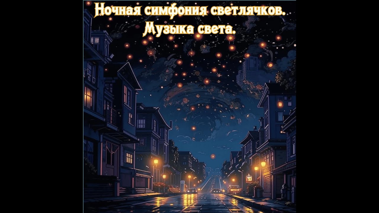 Ночная симфония светлячков. Музыка света. Премьера трека!!!