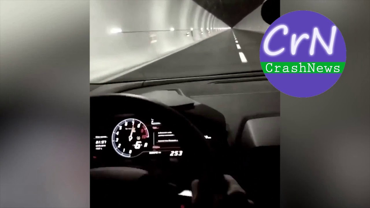 https:crashnews.org  В Сочи женщина за рулем Ламборгини разогналась по тоннелю до 300 кмч