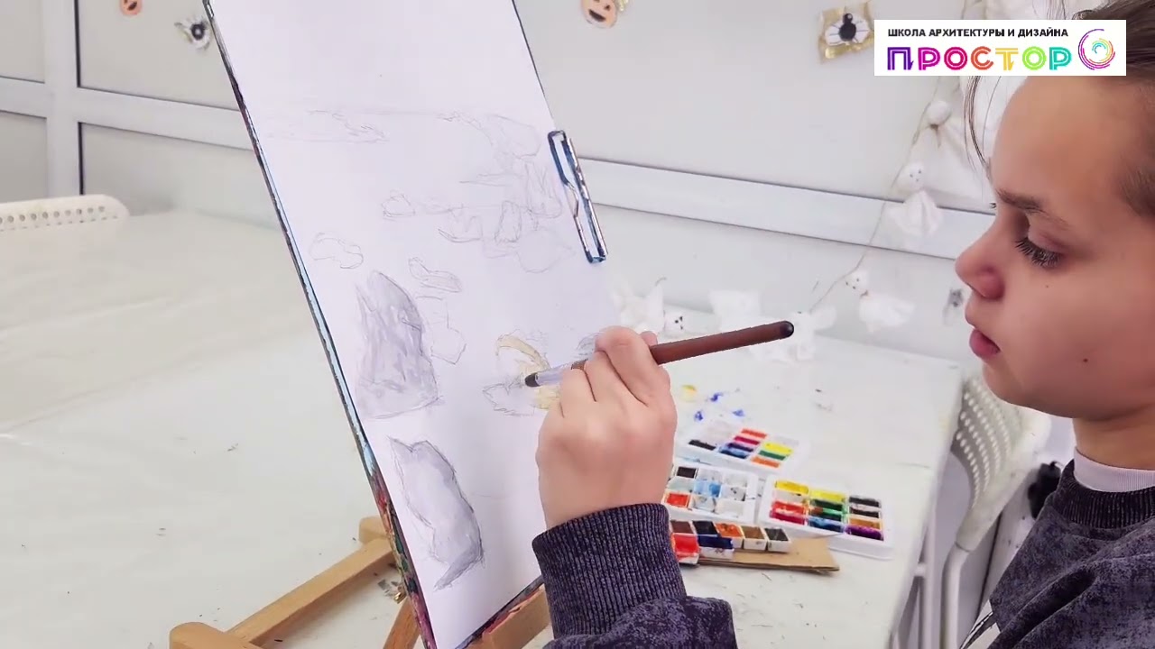 Обзор на кисти fuumuui. Needle point brush. Акварельный урок