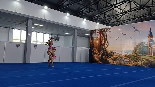 Тройка КМС, Калюжная Полина - Урбайтите Злата - Костылева Анна, КРСДМОО, Комбинированное упражнение
