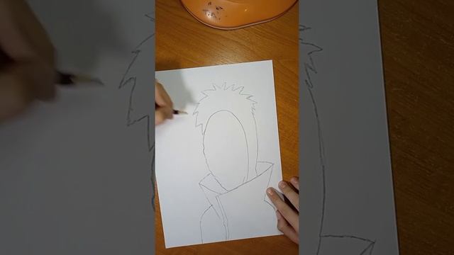 Нарисовал Обито Учиха