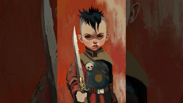 Иллюстрация Маленький воин.