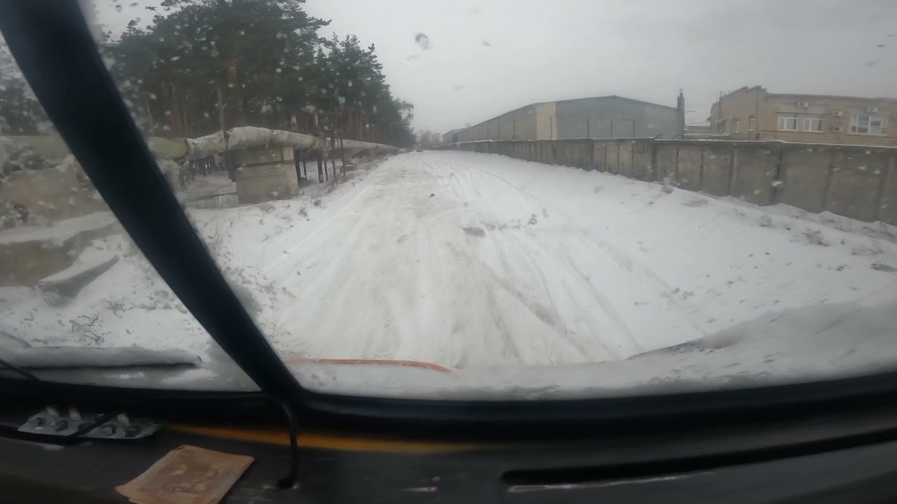 Снежная стихия! Помощь лесовозу!