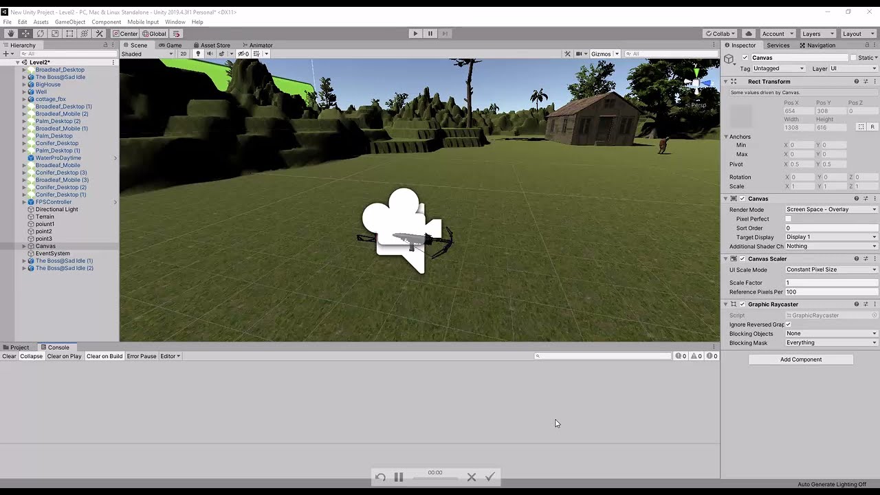 Смена сцен по счетчику в Unity