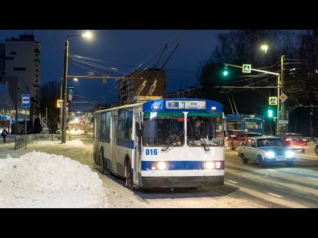 Звуки троллейбуса 016 из г.Смоленск! Звуки канала @memniytram !
