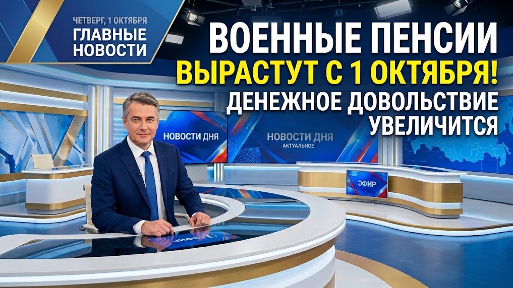 Военные пенсии с 1 октября 2026 года