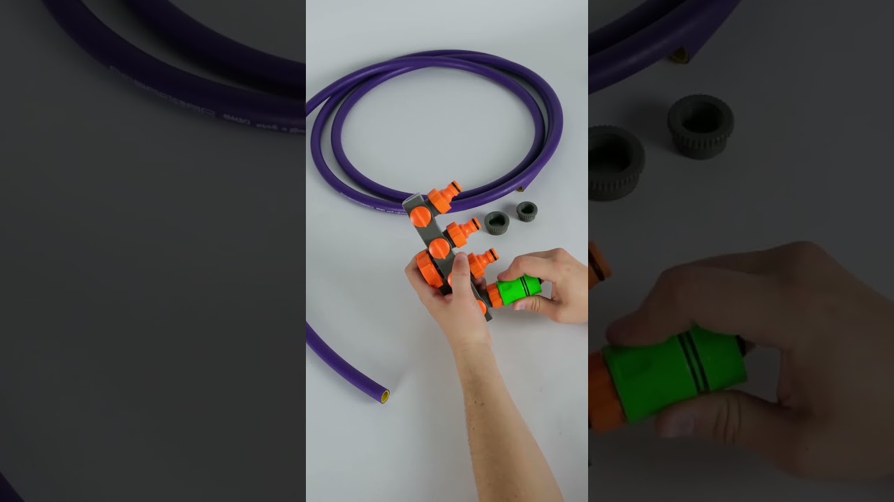 Адаптер-разветвитель на 4 выхода с внутренней резьбой на 1'', 1/2'', 3/4'' #разветвительдляшланга