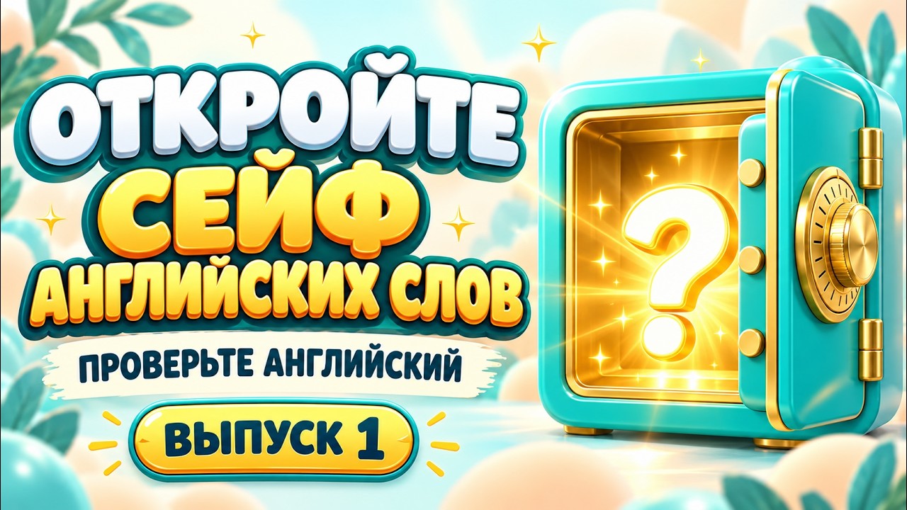 Сейф английских слов выпуск 1  Английский с нуля  Английский для начинающих
