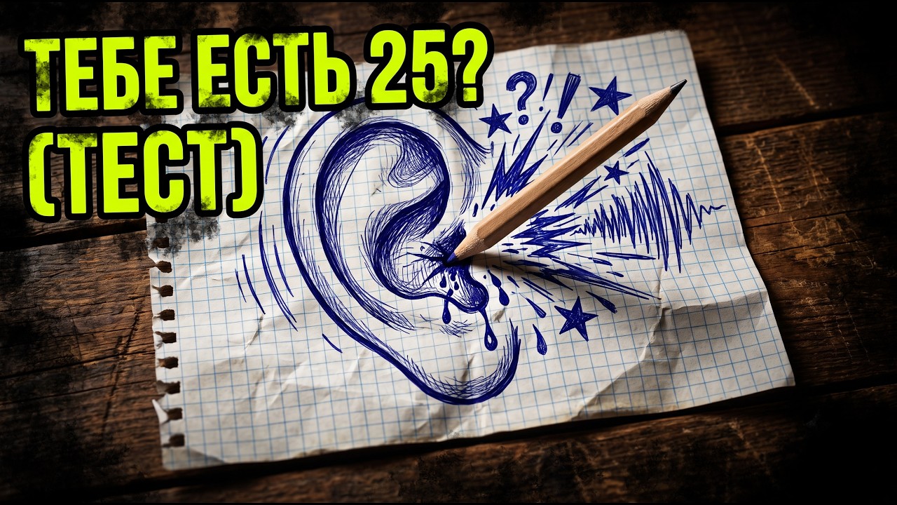 Этот звук слышат только те кому меньше 25 лет ТЕСТ