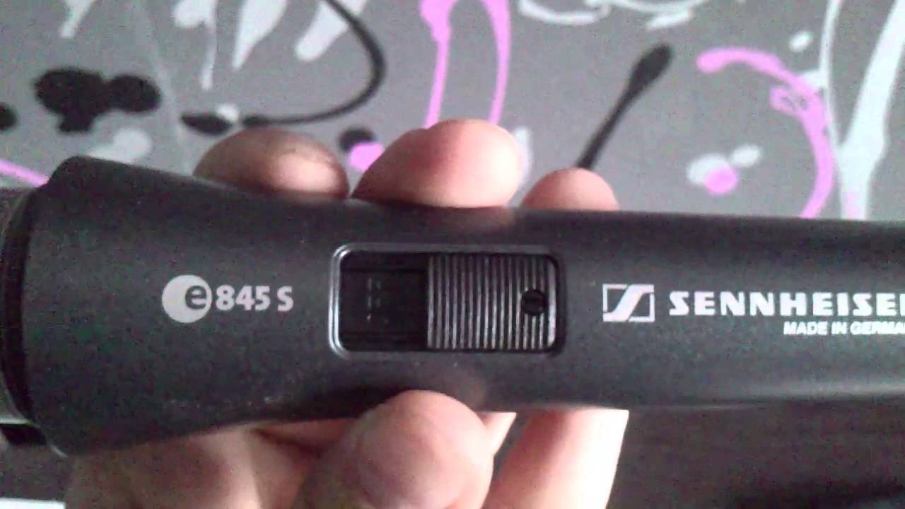 Sennheiser e845 s original оригинал - комплект поставки и сам микрофон