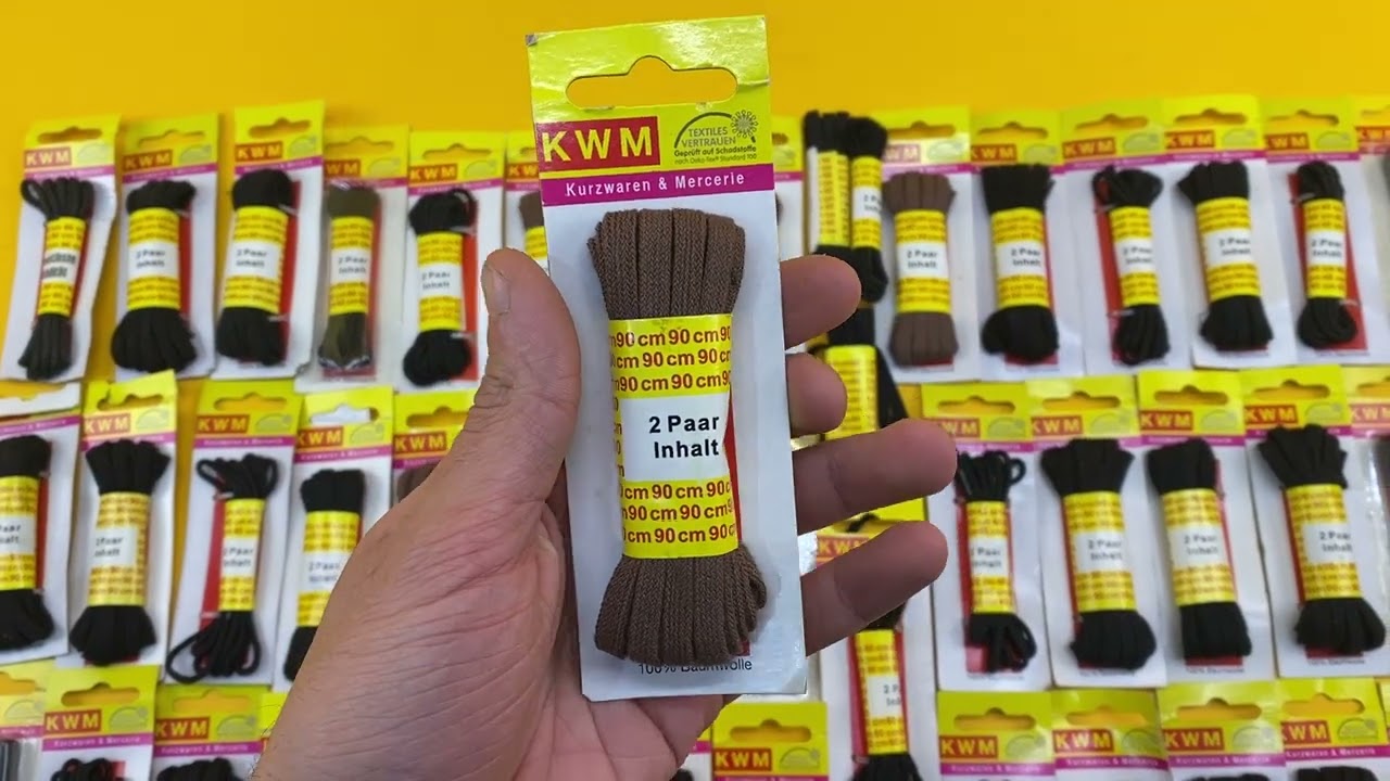 Лот 509-037960 Шнурки KWM Вага 0700 кг 120 шт Ціна 300 грн