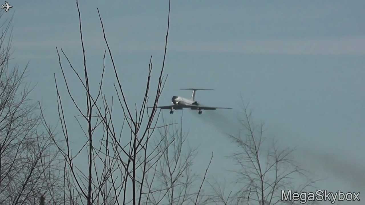 Туполев Ту-134АК RA-65976 посадка Москва - Чкаловский (CKL/UUMU)