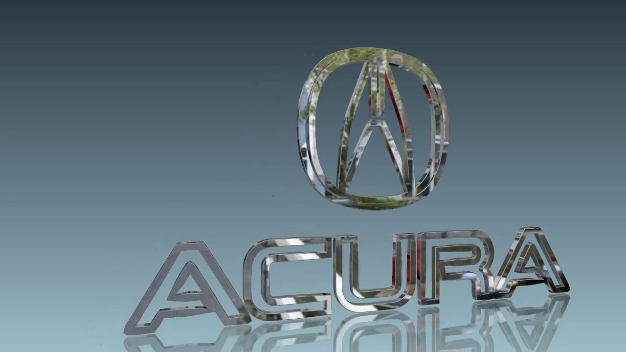 3D формат логотипа ACURA