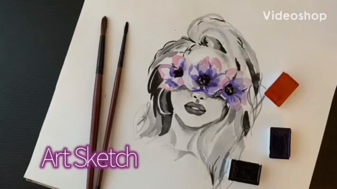 Скетч в стиле поп-арт. Pop art