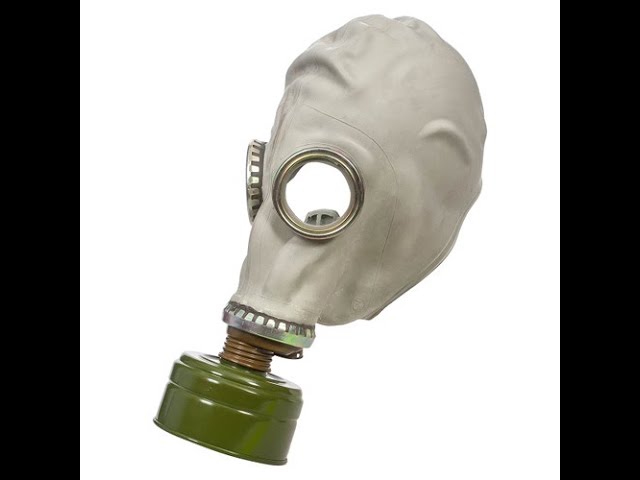 A gas helmet mask version three