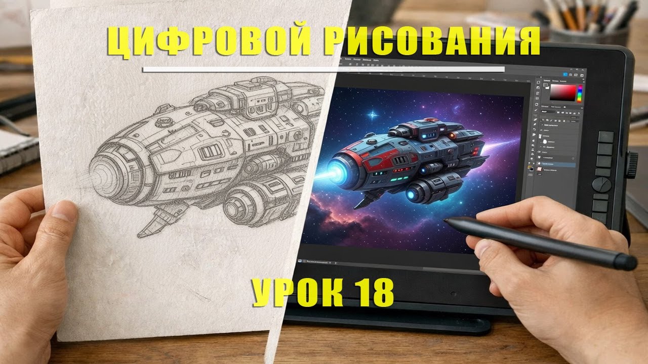 Урок 18 ХУДОЖЕСТВЕННАЯ ПРАКТИКА  Photoshop  Цифровой рисунок
