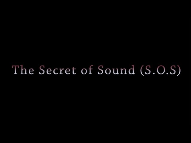 The Secret of Sound S.O.S Секрет звучания