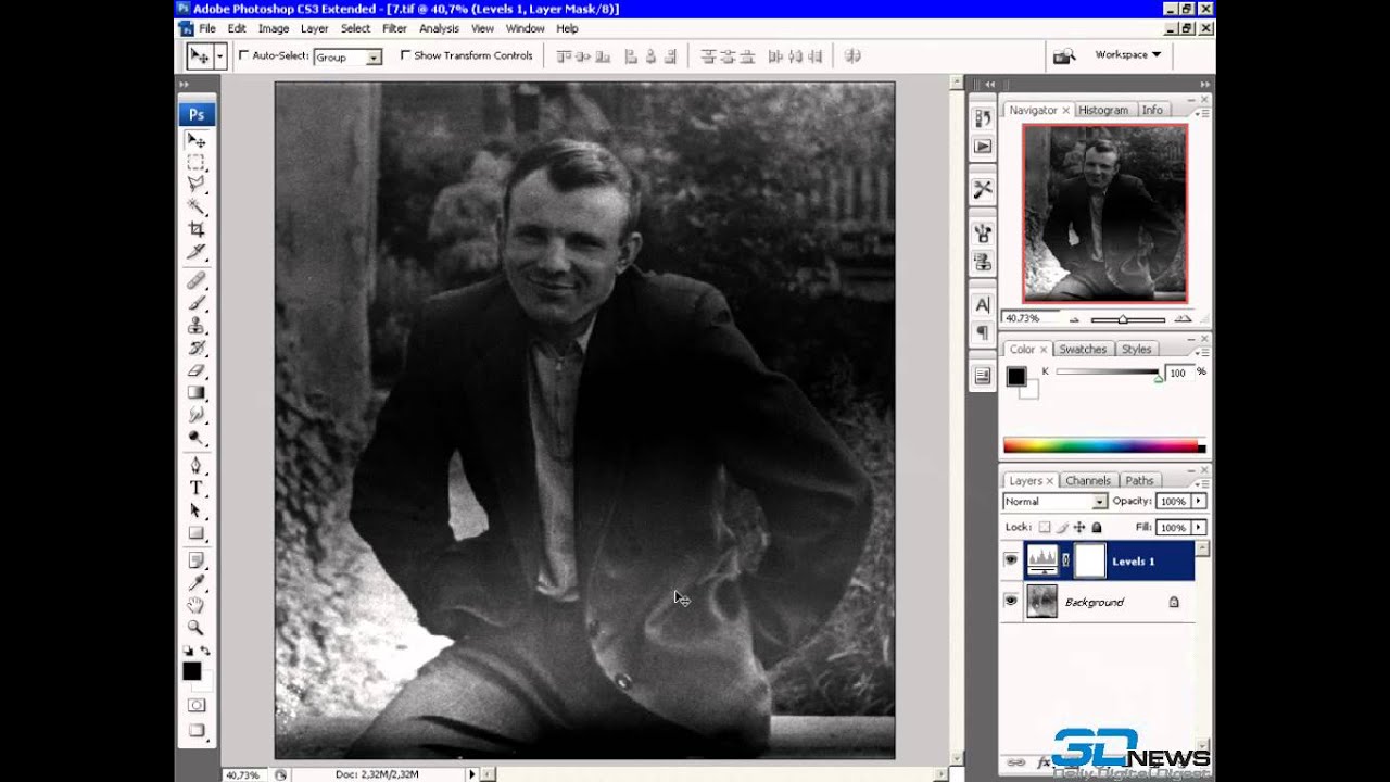 Уроки Adobe Photoshop CS3 - урок 16 - Adjustment Layers