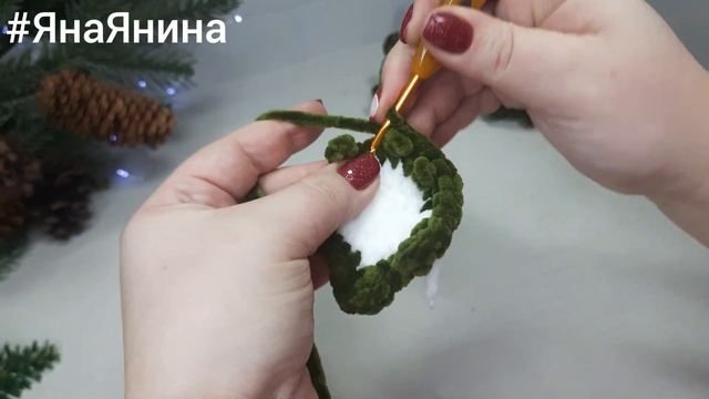 МК. Игрушка за 15 мин. Брелок Лягушка. амигуруми мк бесплатно крючком вяжем ЯнаЯнина