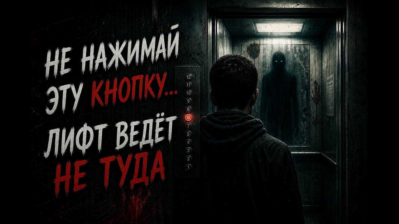 Я НАЖАЛ НЕ ТУ КНОПКУ В ЛИФТЕ И ПОЖАЛЕЛ  Страшные истории на ночь.