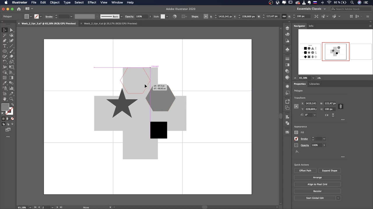 2.5. Упражнение в Adobe Illustrator | Иллюстратор уроки для начинающих