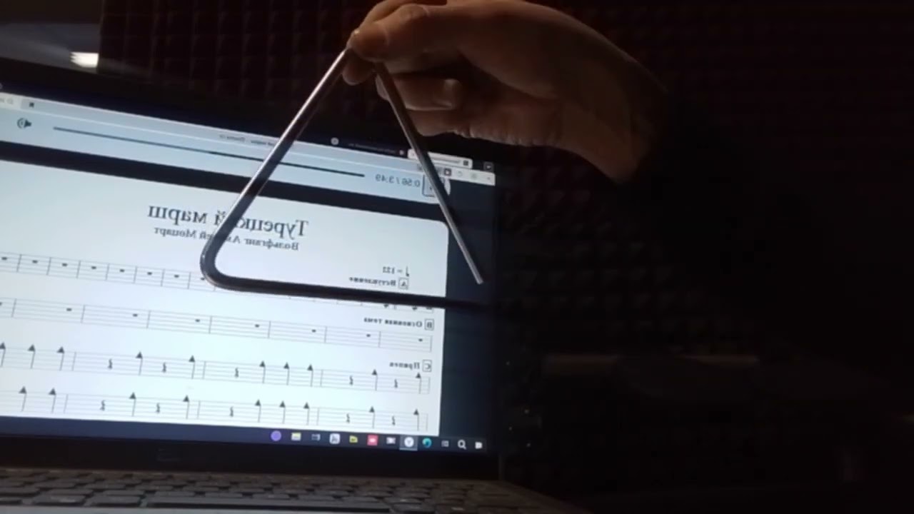 Кафедра бубна. Моцарт. Турецкий марш. Партия треугольника