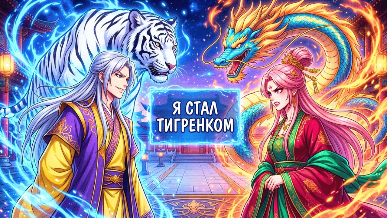 Я стал ТИГРЕНКОМ с СИСТЕМОЙ: СПЛЮ и становлюсь СИЛЬНЕЕ пока сестра-Императрица злится!  Манхва