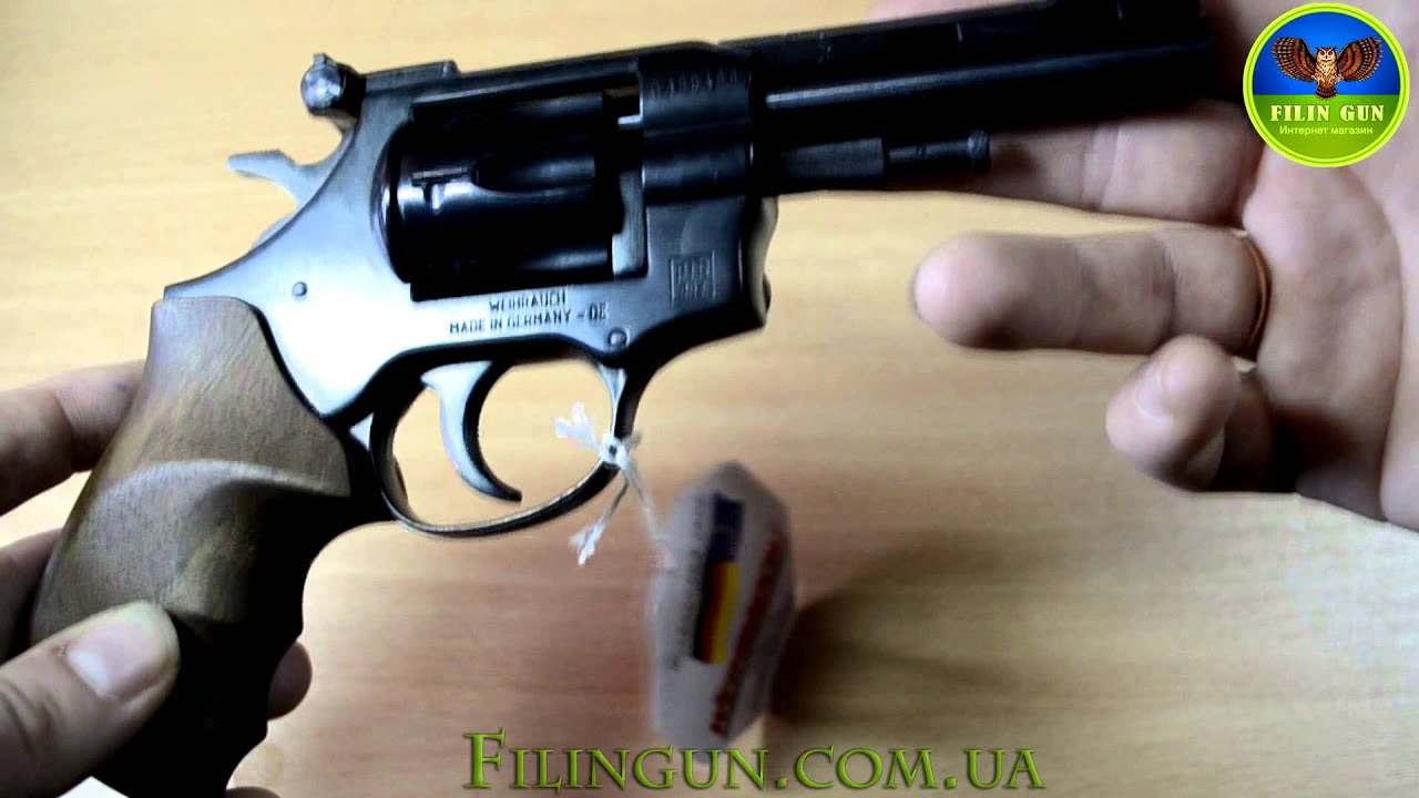 Револьвер под патрон Флобера Weihrauch Arminius HW4 4 дерево