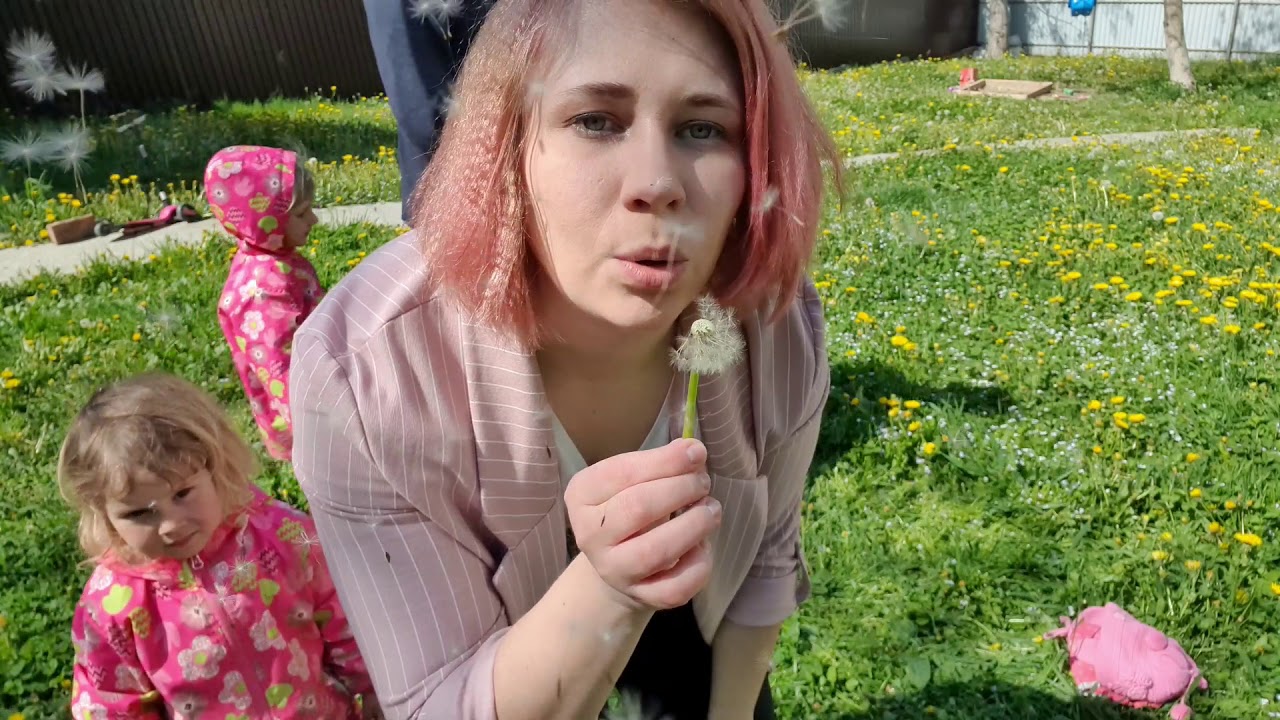 я дую одуванчик