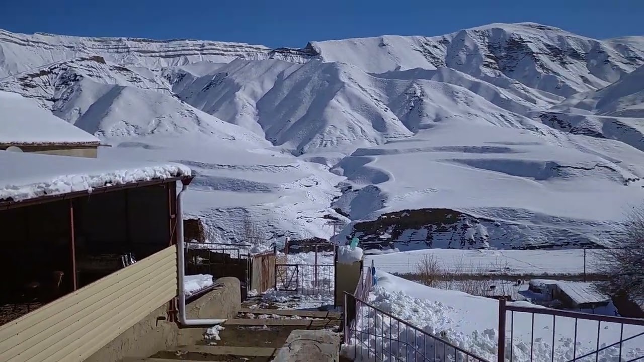 Весеннее снежное солнечное утро!