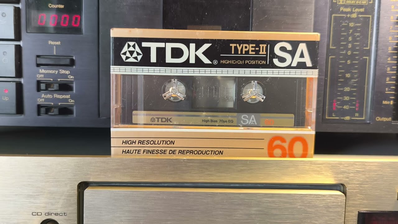 Tdk SA 90 1987 - по честняку! by Nakamichi BX-300E