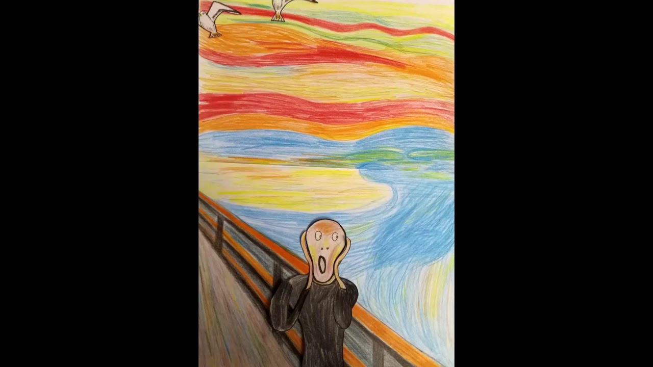 Крик.Чайки.  The Scream. Seagulls. ANIMATED SHORT FILM Короткометражный мультфильм