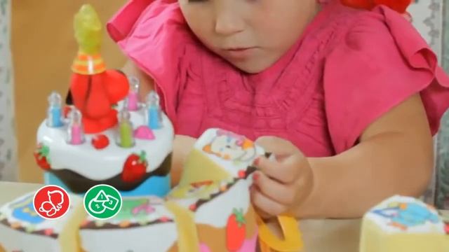 KS KIDS KA543 Интерактивная развивающая игра Именинный торт музыка свет от магазина ДЕТКИ