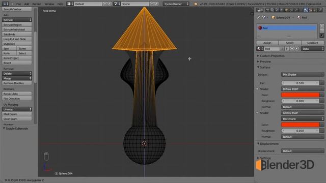 8 Моделирование будильника в Blender