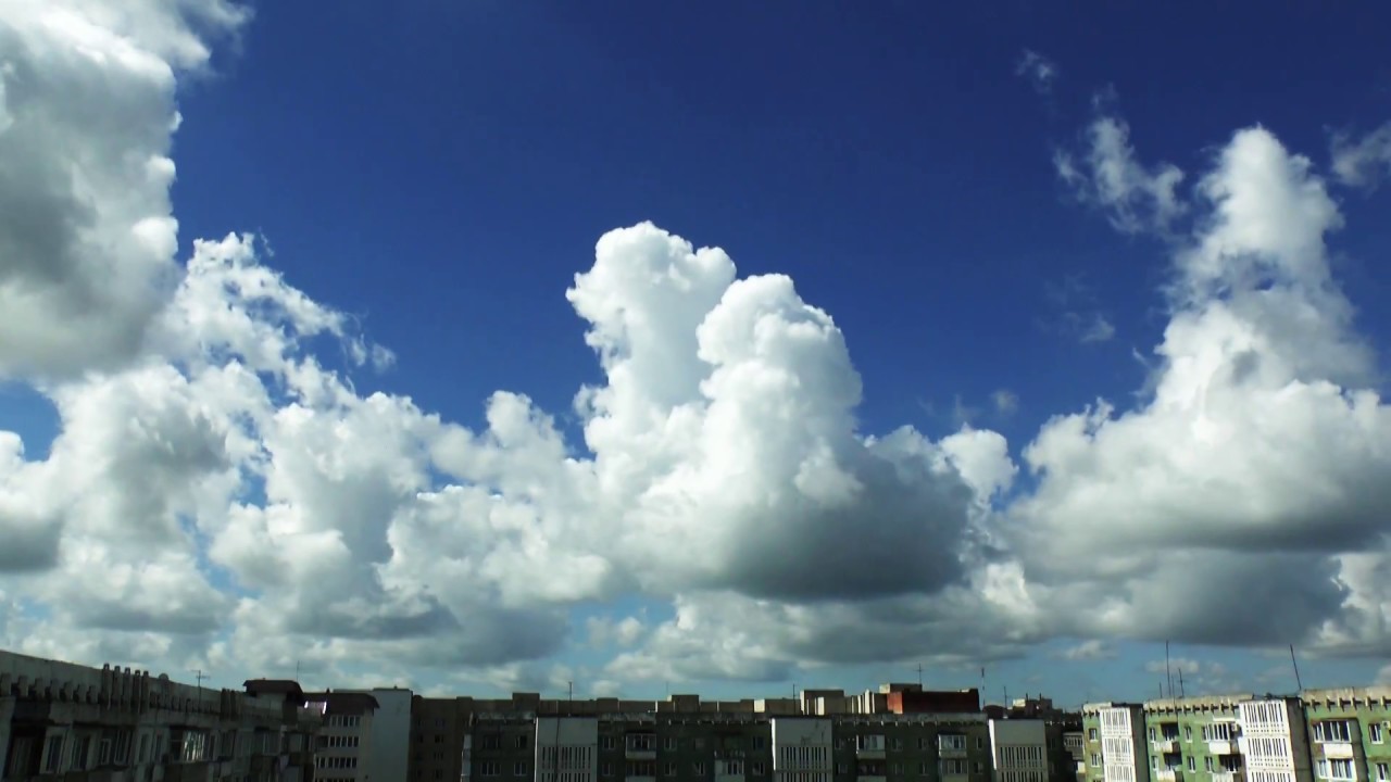 Небо Солнце Облака -- лучшие моменты над Ставрополем. Time Lapse.
