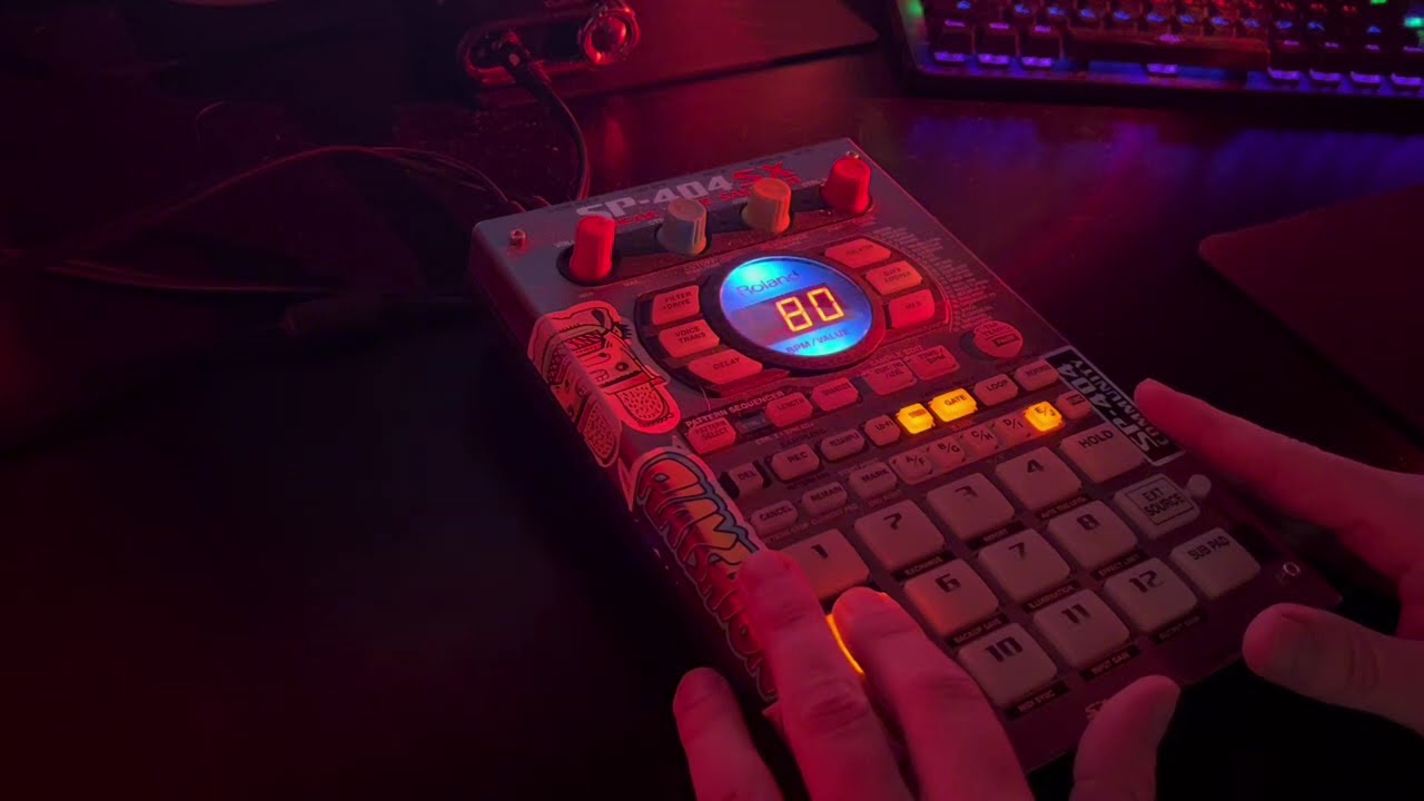 Сделал джазовый лоу-фай бит за 10 минут на SP-404 SX
