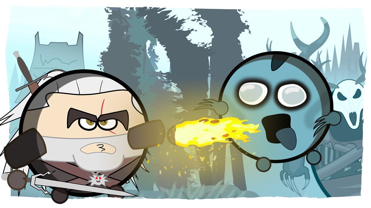 ИгроШары: Ведьмак 3 Дикая Охота - Геральт против Утопцев АНИМАЦИЯ