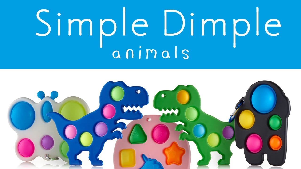 Simple Dimple Animals / Симпл Димпл / Антистресс пупырка /Антистресс POP IT / Вечная пупырка