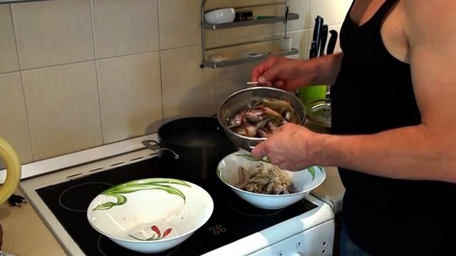 Уха из окуней