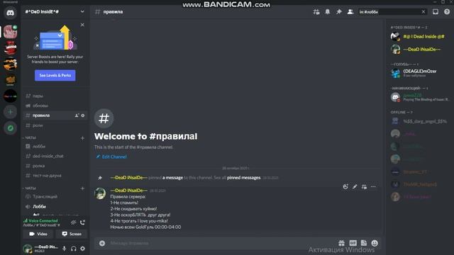 Реклама Discord сервера