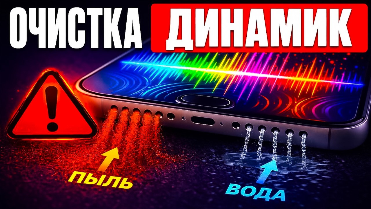 очистка динамик