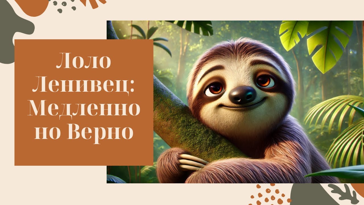 Лоло Ленивец: Медленно но Верно  Детская история